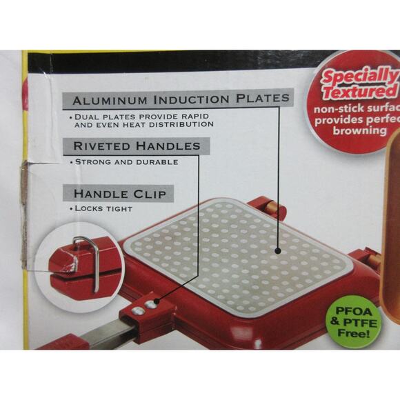 Red Copper - Flipwich Stovetop Panini and Sandwich Maker - Picture 8 of 8